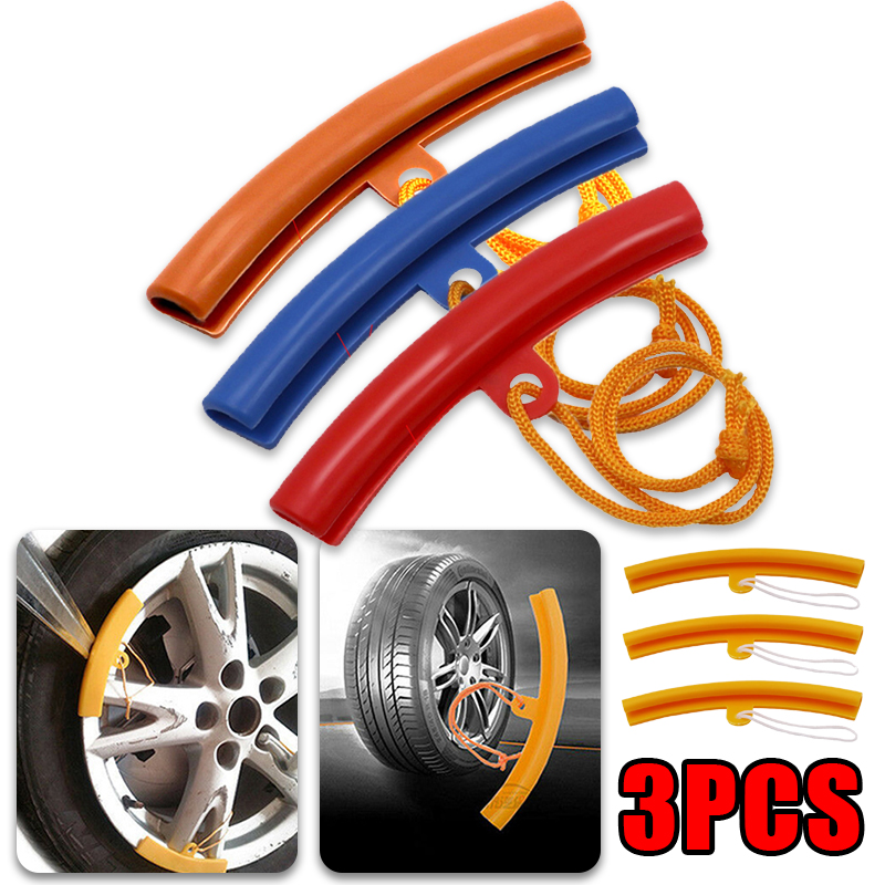 Motorcycle Gear Exchange - 3pcs Car Wheel Guard Rim Protectors