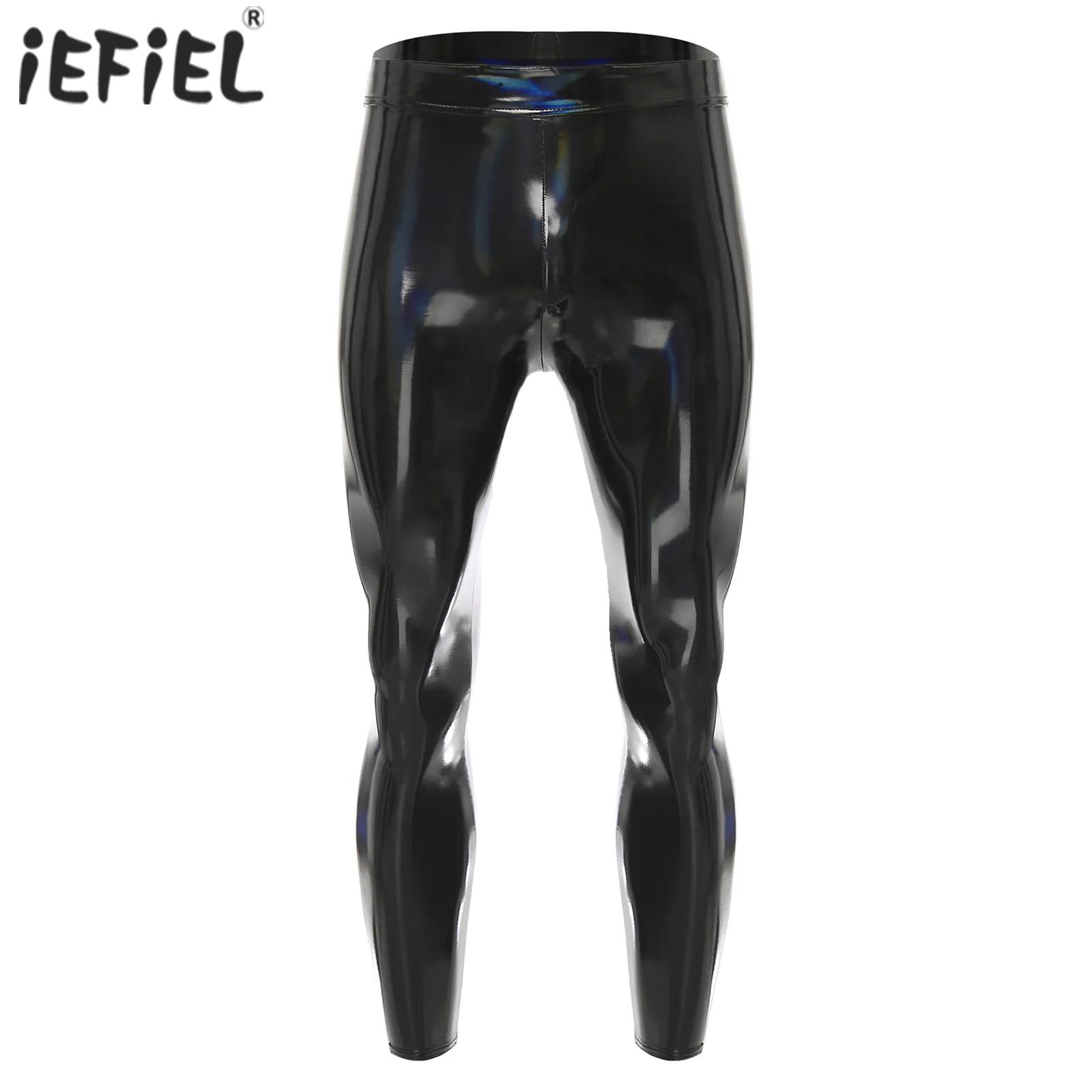 Motorcycle Gear Mens - Mens Black Disco Tights Pants Leggings