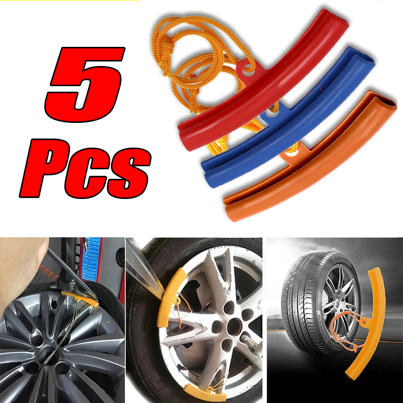 Motorcycle Gear Exchange - 5Pcs Car Motorcycle Wheel Guard Rim