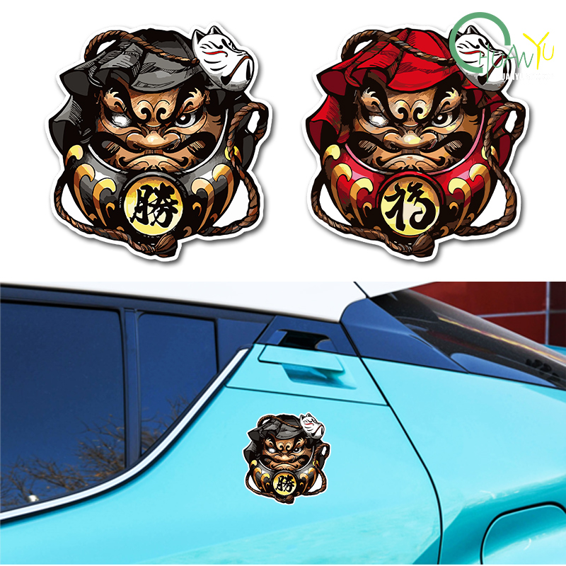 Motorcycle Gear Japan - Reflective Japan Daruma JDM Car Styling