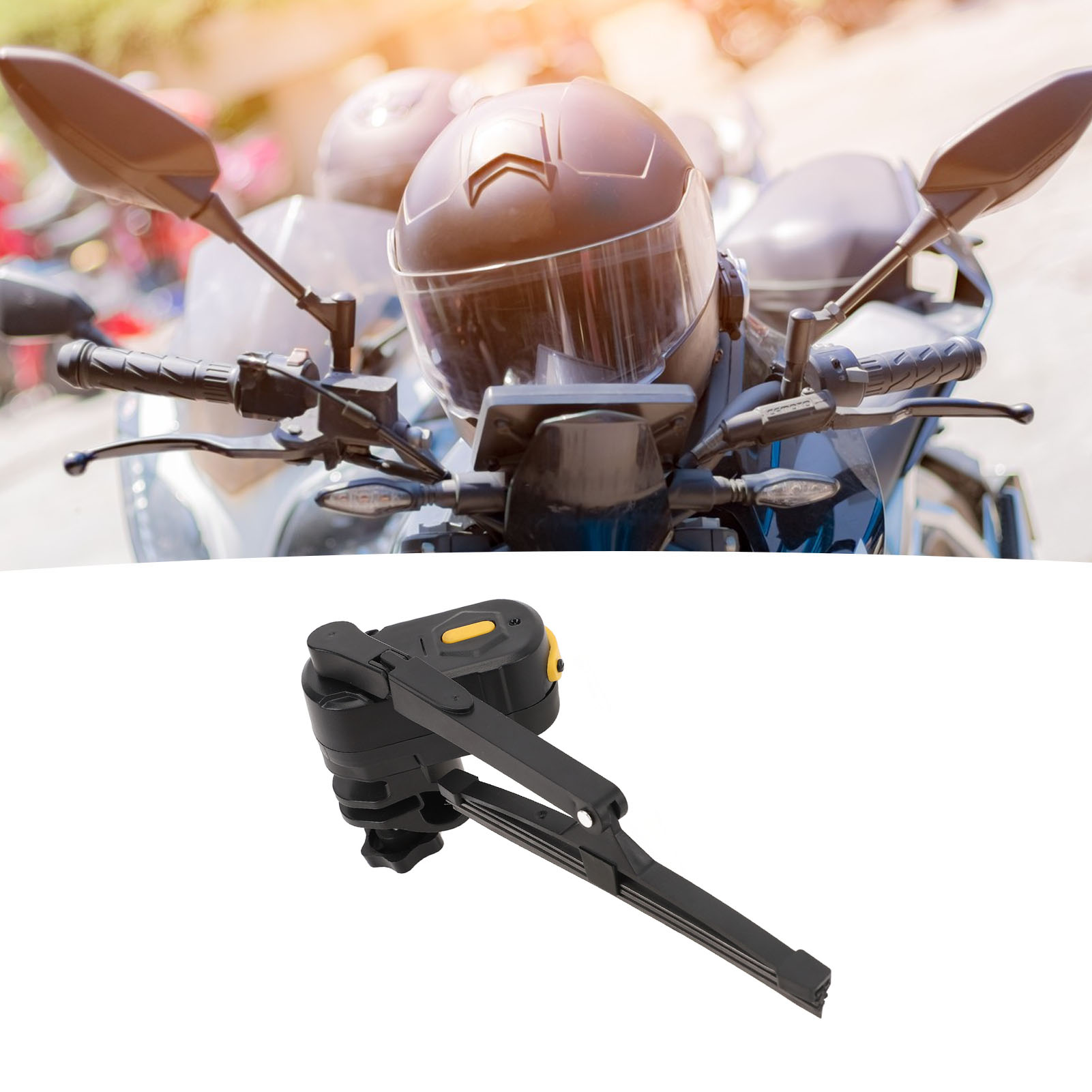 Motorcycle Gear Hanger - Motorcycle Wiper 170 Degree Wiping Rechargeable