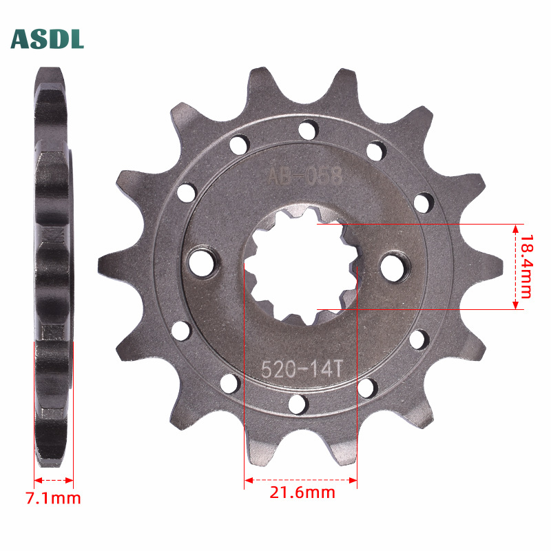 520 13T 14T Motorcycle Front R - đánh giá và giá Motorcycle Gear Japan