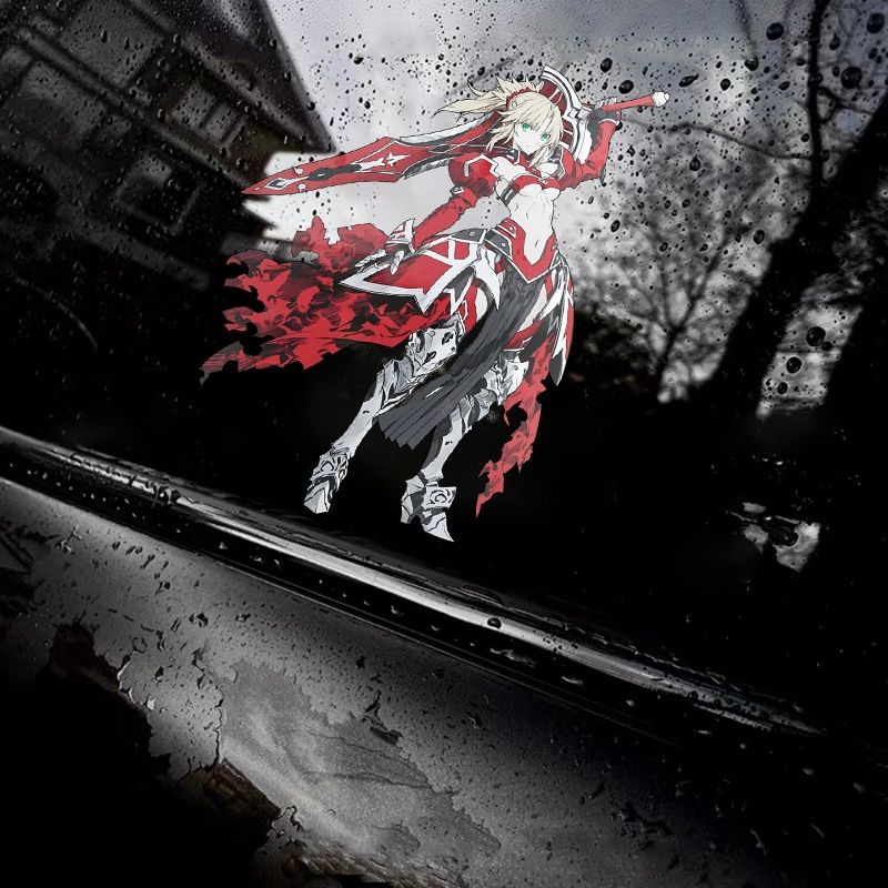 Fate Mordred Car Stickers Anim - đánh giá và giá Motorcycle Gear Auto
