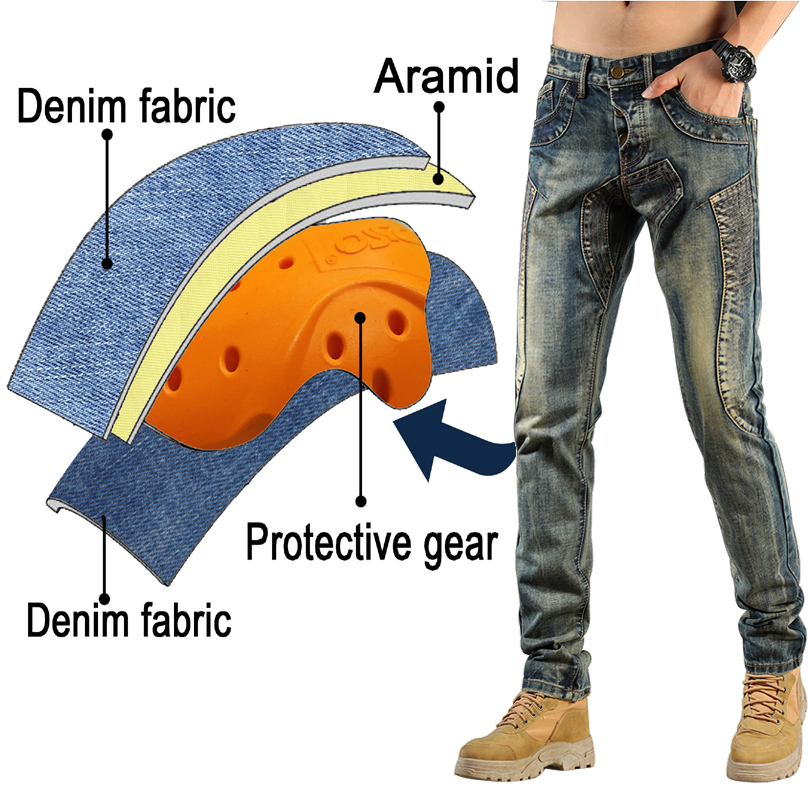 Kevlar Motorcycle Jeans Men Ar - đánh giá và giá Motorcycle Gear Japan
