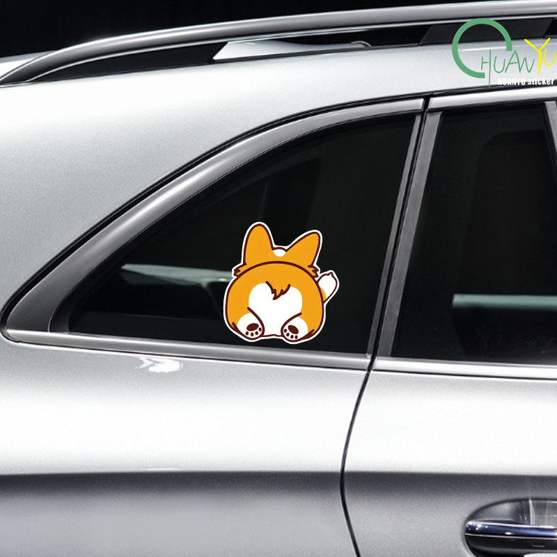 Car Cartoon Car Sticker Corgi  - đánh giá và giá Motorcycle Gear Auto
