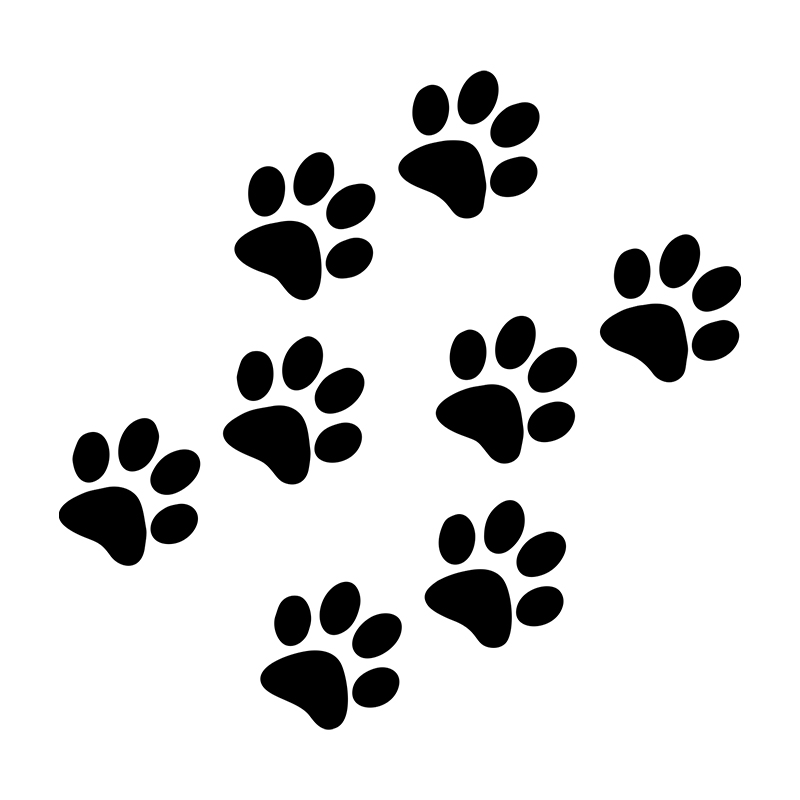 1pc Cat Paw Print Car Sticker  - đánh giá và giá Motorcycle Gear Auto