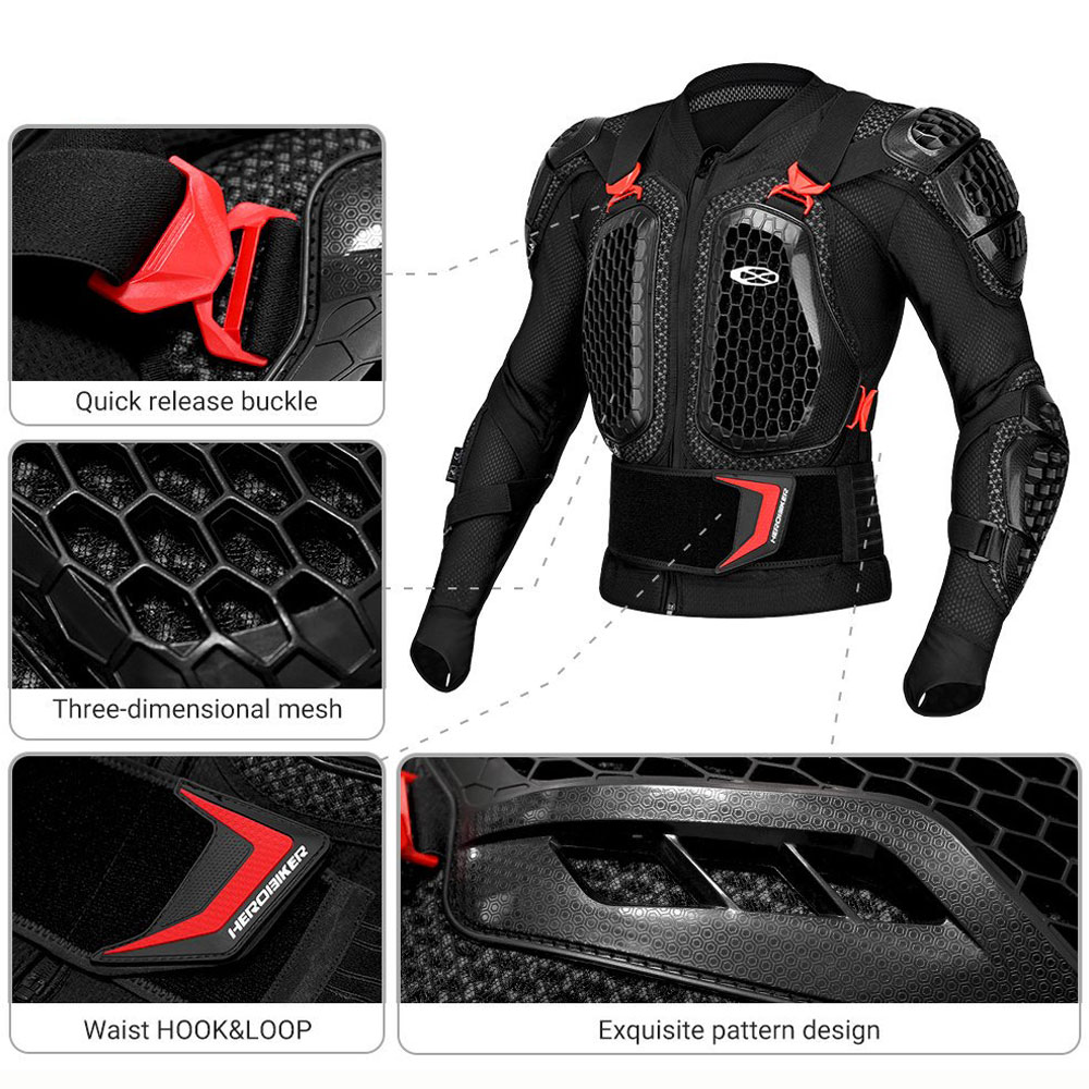 Motocross Armor Off-Road Anti- - đánh giá và giá Motorcycle Gear Jacket And Pants