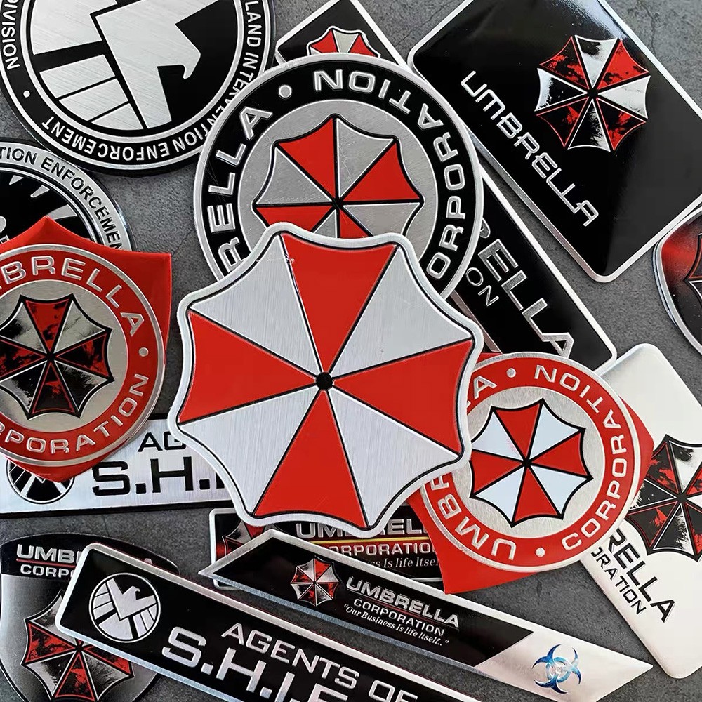 Car Styling 3D Aluminum Umbrel - đánh giá và giá Motorcycle Gear Auto